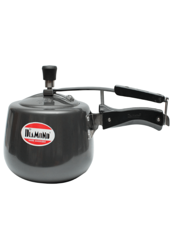 DIAMOND INDUCTION BASE  BLACK PRESSURE COOKER 3 LTR