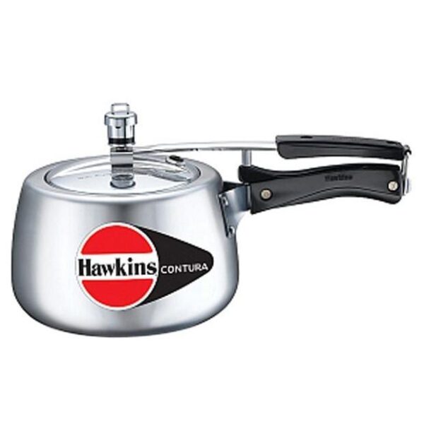 HAWKINS WHITE PRESSURE COOKER 2L  (SHIPPING 2 to 10 days )