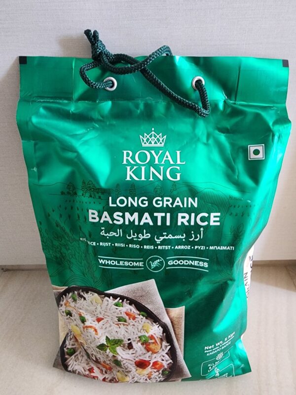 ROYAL KING BASMATI RICE 20 KG