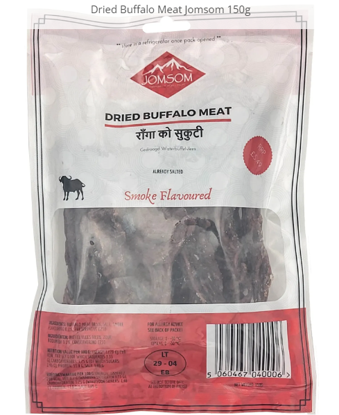 Jomsom Dried Buffalo Meat 150g