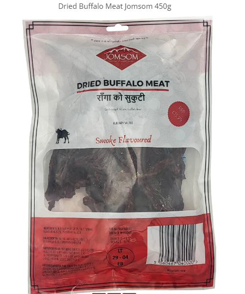Jomsom Dried Buffalo Meat 450g