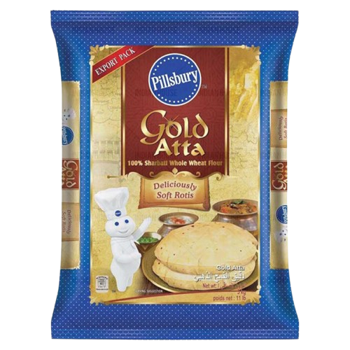 Pillsburry Gold Atta - Whole Grain Wheat Flour 5kg