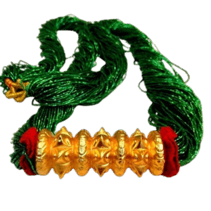 Gold Plated Pote Tilhari Green